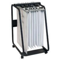 Arnos Hang-A-Plan A1 Binder and Trolley Bundle, Silver