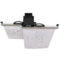 Arnos Hang-A-Plan A1 Binder and Wall Rack Mini Bundle, Silver
