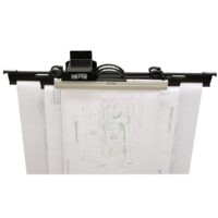 Arnos Hang-A-Plan A1 Quickfile Binder and Wall Rack Mini Bundle, Black