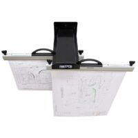 Arnos Hang-A-Plan A0 Binder and Wall Rack Bundle, Silver