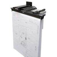 Arnos Hang-A-Plan A0 Quickfile Binder and Wall Rack Bundle, Black