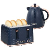 HOMCOM Kettle and Toaster Set, none