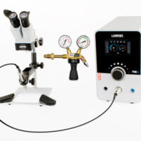 Lampert PUK 6 TIG Welder With Sm6  X10 Magnification Microscope And   Argon Regulator