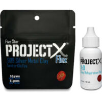 Project X .999 Fine Silver Flex    Clay 61g And Rehydration Fluid     30mlbundle