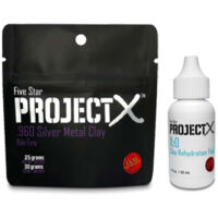 Project X .960 Sterling Silver Clay 30g And Rehydration Fluid 30ml      Bundle