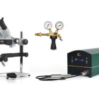 LG Findings Permanent Jewellery TIG Welder, Welding Microscope Sm 6 And PUK Flow Regulator UK Kit