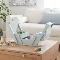 Cantilever Sage Green Sewing Box