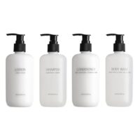 Shampoo Conditioner Body Wash And Lotion Kit 4 Pump Bottles Per Case Each 10.14