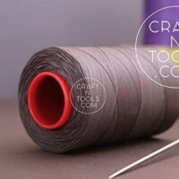 0.8mm Grey Ritza 25 Tiger Waxed Polyester Thread 25 - 500m length (500m spool).