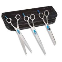 Dog Grooming Shears Diamond Series 3 Piece Kit Fashion Rhinestone Style