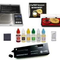 PuriTest Gold Silver Platinum Test Acids with Diamond Tester, Digital Scale, FRE