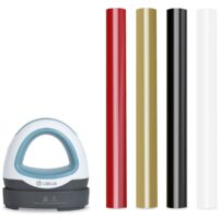 LOKLiK ImPress Mini Heat Press Starter Bundle - Denim Blue, Blue