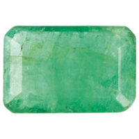 Emerald, Octagon, 6x4mm