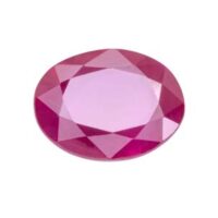 Ruby, Oval, 7x5mm