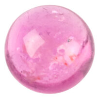 Pink Tourmaline, Round Cabochon 8mm