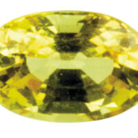 Yellow Sapphire, Oval, 6x4mm