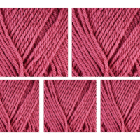 Hayfield Bonus Aran with Wool Value Pack-5x400g Balls 626 Raspberry Pink 2000g