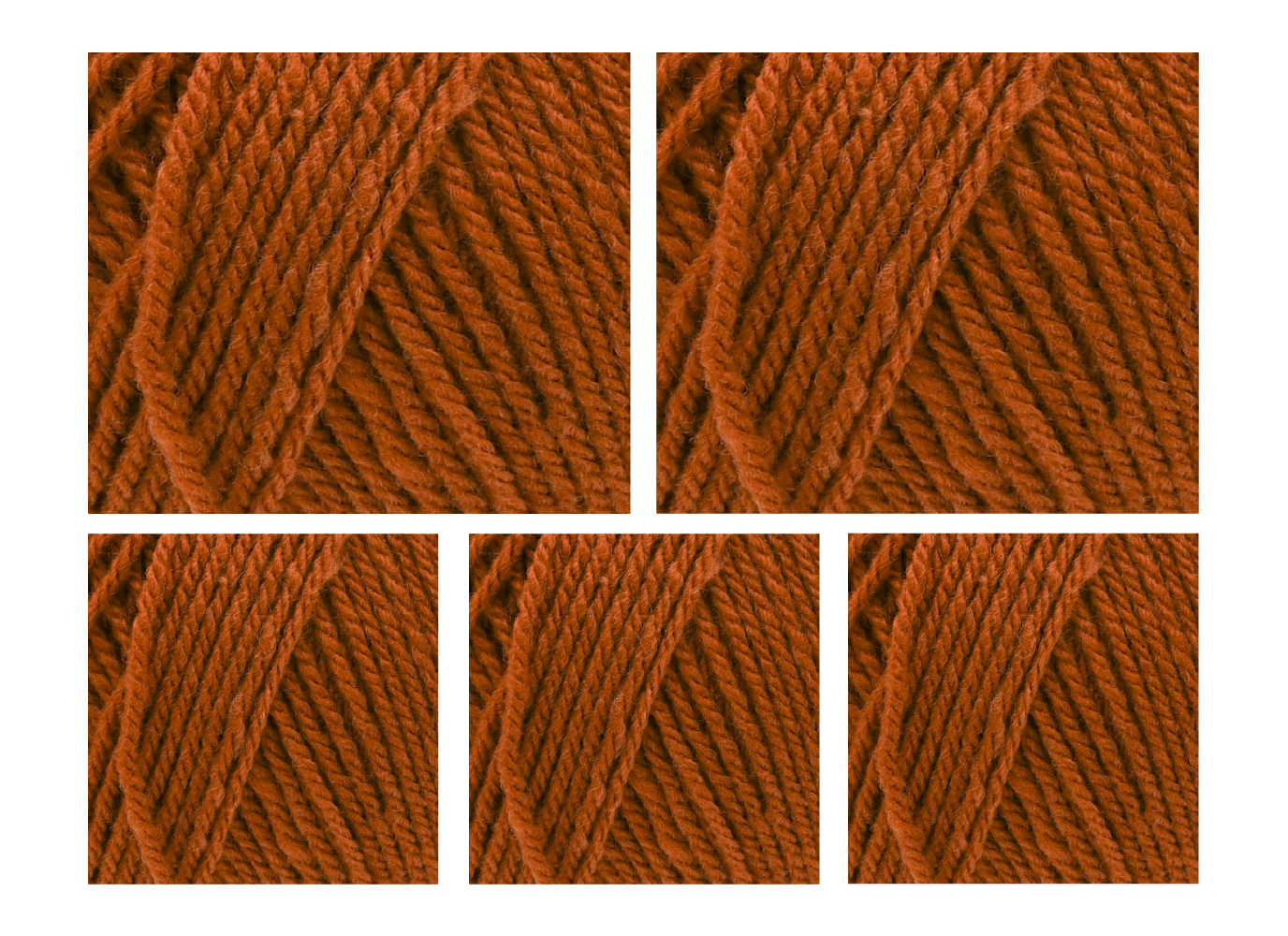 Hayfield Bonus Aran with Wool Value Pack-5x400g Balls 771 Rusty 2000g