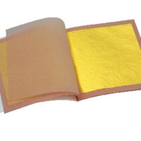 23.75ct Yellow Gold Leaf, 1 Book Of 25 Leaves, 80mm X 80mm, Loose Leaf