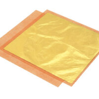 24ct Yellow Gold Foil, For Enamel  Work, 100mm X 100mm, Single Leaf