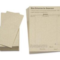 Parchment Valuation Form And       Envelope, Pack of 100, A4 Size