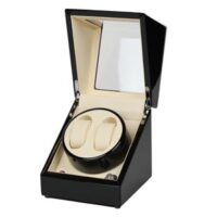 Watch Winder Black Wood, Double