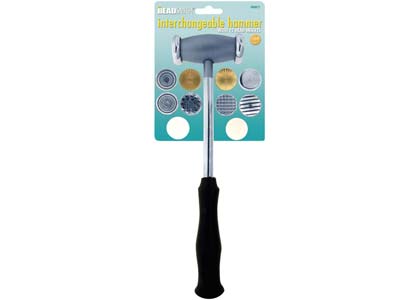 Beadsmith Interchangeable Hammer With 12 Head Inserts
