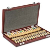 Screwdriver Set Of 17 In Wooden Box For Watchmakers And Jewellers With Replacement Heads