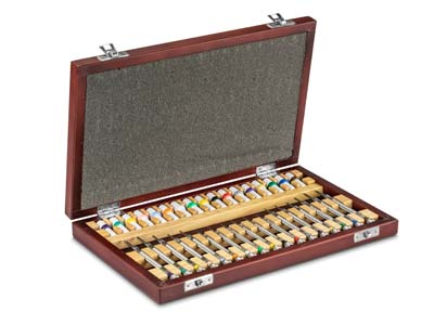 Screwdriver Set Of 17 In Wooden Box For Watchmakers And Jewellers With Replacement Heads