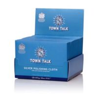 Town Talk Silver Cloth Small,      12.5cm X 17.5cm, Anti-tarnish,     Trade Pack of 50