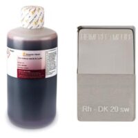 Heimerle + Meule Black Rhodium     Plating Solution Ready Mix 1 Litre 2g Rh/l UN3264