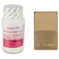 Heimerle + Meule Gold Plating      Solution Concentrate 100ml 1g      Au/100ml 9ct Yellow F0420, Un1935