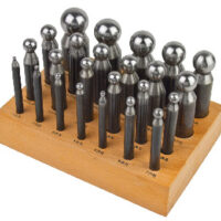 Set Of 24 Steel Doming Punches, Value Range