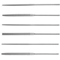 Vallorbe 140mm Wax Files, Cut 4,   Set Of 6