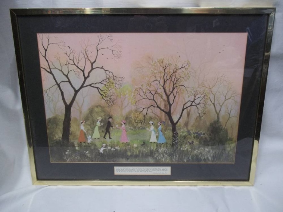 Framed Art Print Helen Bradley 'april Evening'