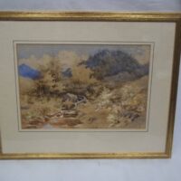 Landscape Watercolour By H Webb