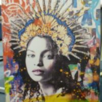 Pop Art - Grunge Canvas Print - 61cm X 92cm