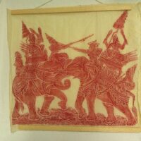 5 Thai Temple Rubbings