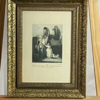Colour Print/ Engraving "fresh Gathered Peas Young Hastings" Francis Wheatley/giovanni Vendramini