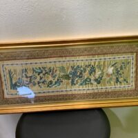 Stunning Vintage Early Centaury Chinese Silk Embroidery Wall Art