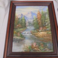 Vintage Framed Oil Painting - Signed By "kramer"