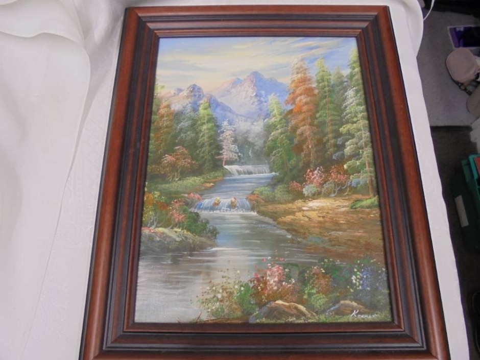 Vintage Framed Oil Painting - Signed By "kramer"