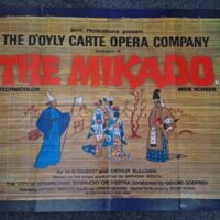 Vintage Film Poster - "the Mikado"