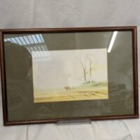 Nick Grant "the Vale Of Belvoir" Original Watercolor Painting