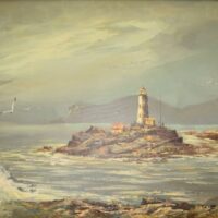 Original Oil Painting By A Harnish - Unframed