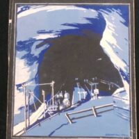 Rope Walk, Peak Cavern. 1923 Original Gouache By Gordon Haslam **was £400**