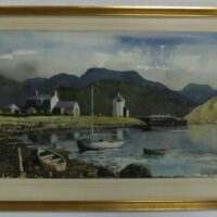 E R Roberts - Original Watercolour Ben Nevis