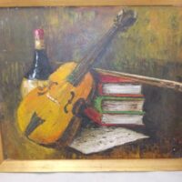 Musical Original Artwork Oil On Canvas