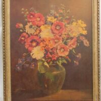 Vintage Cottage Gore Floral Print By John Mace