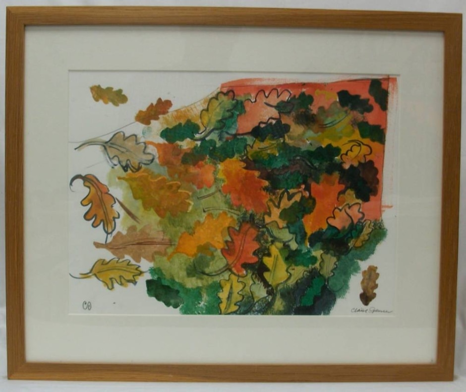 Claire Spencer Rbsa Original Watercolour